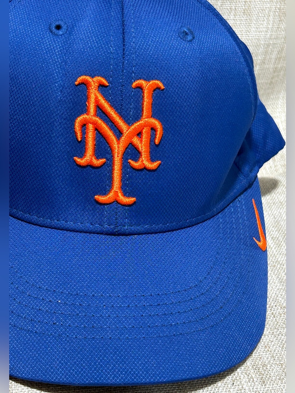 Nike Royal Blue Cap with Orange Embroidered Logo